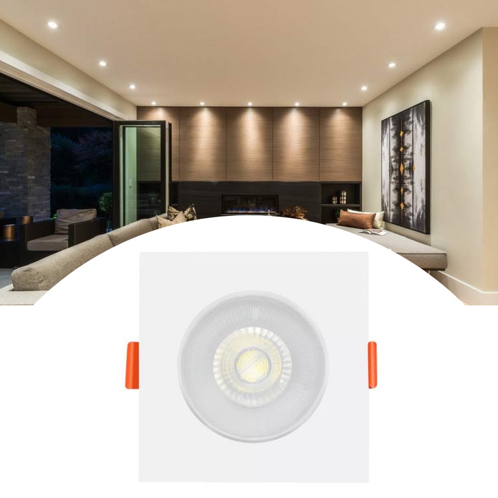 Imagem do produto Brilia Luminária LED Dicroica de Embutir Quadrada 5W BIC Luz Fria 432884