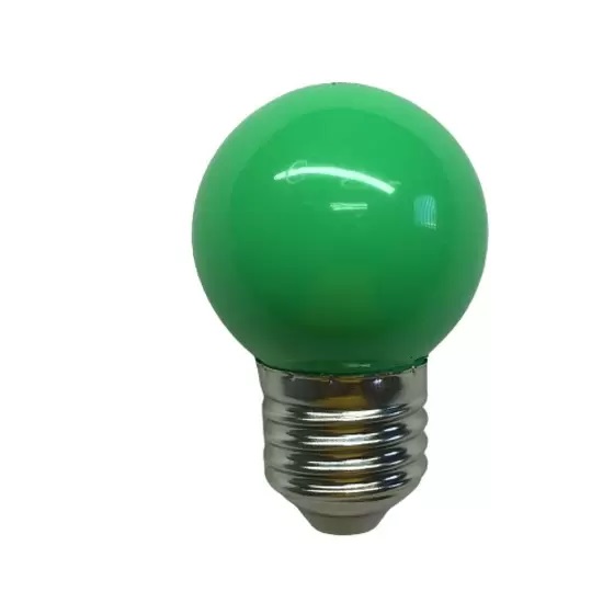 Imagem do produto Galaxi Lâmpada LED Bolinha G45 3W Verde E27 127V