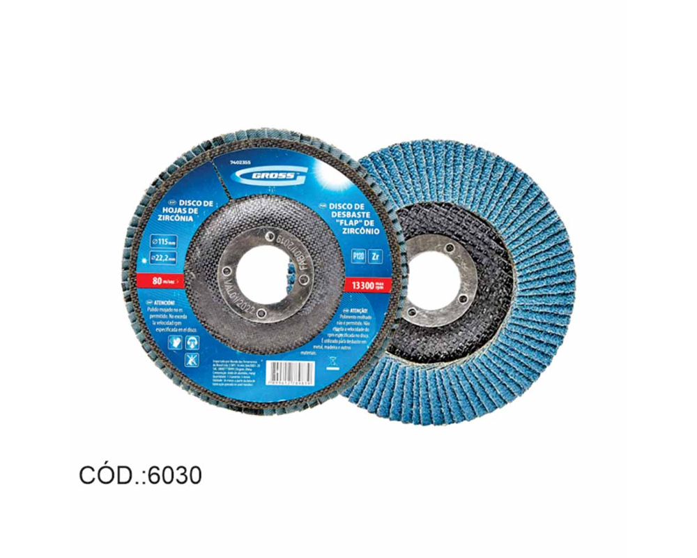 Imagem do produto Black Decker Disco Flap Trim Zircônia 115x22.23 mm G120