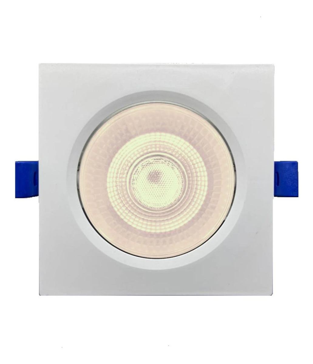 Imagem do produto Spot LED Quadrado de Embutir 3000K 3W Branco