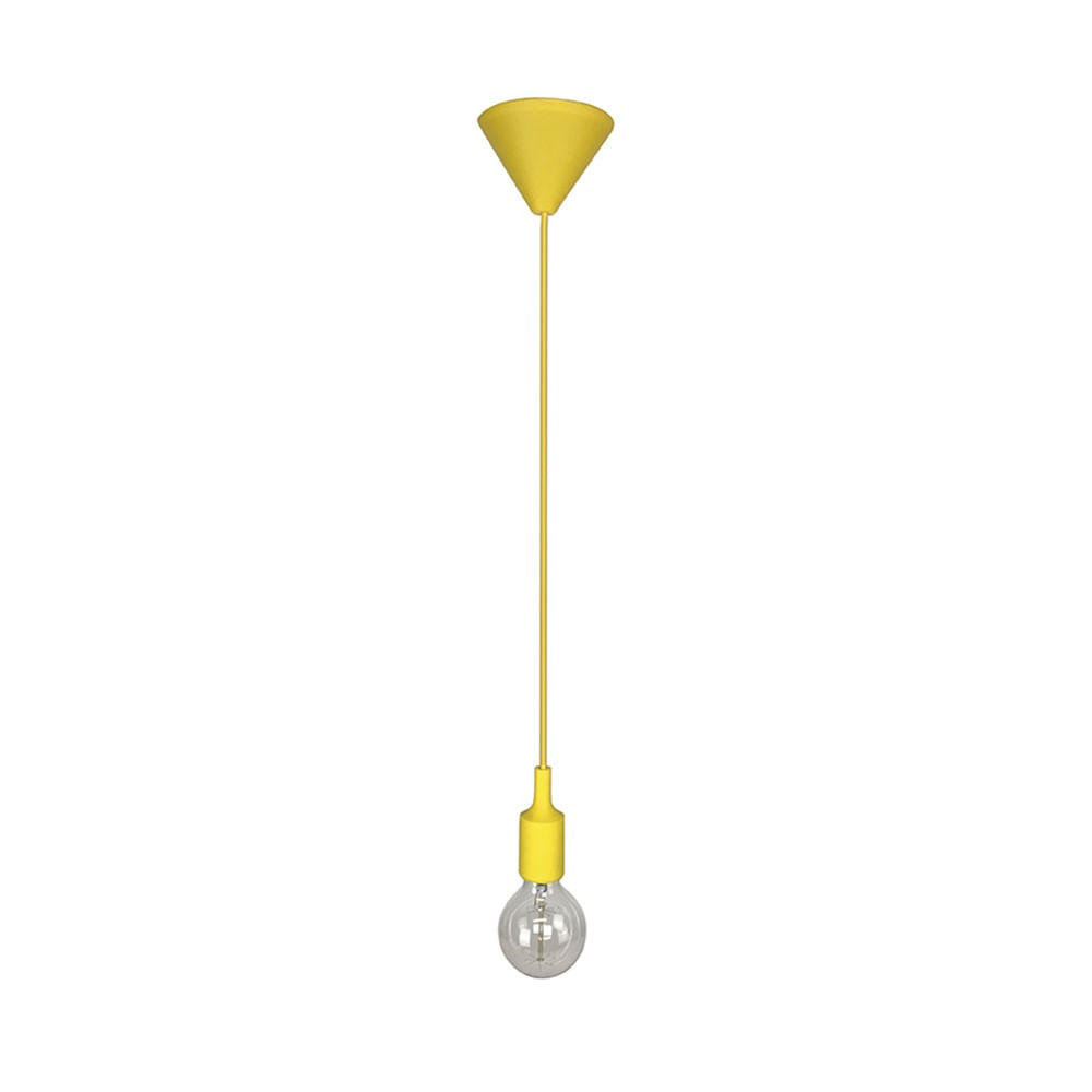 Imagem do produto Delis Pendente Cordão Cone Amarelo