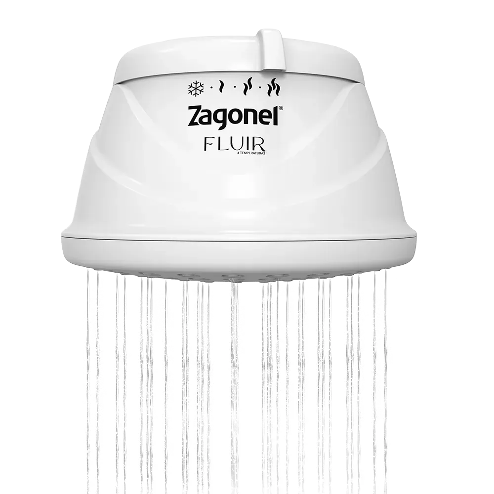 Imagem do produto Ducha Elétrica Zagonel FLUIR 4 6800W 220V 4 Temperaturas