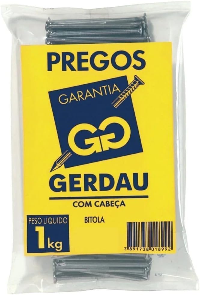 Imagem do produto Gerdau Prego Polido 08 x 08