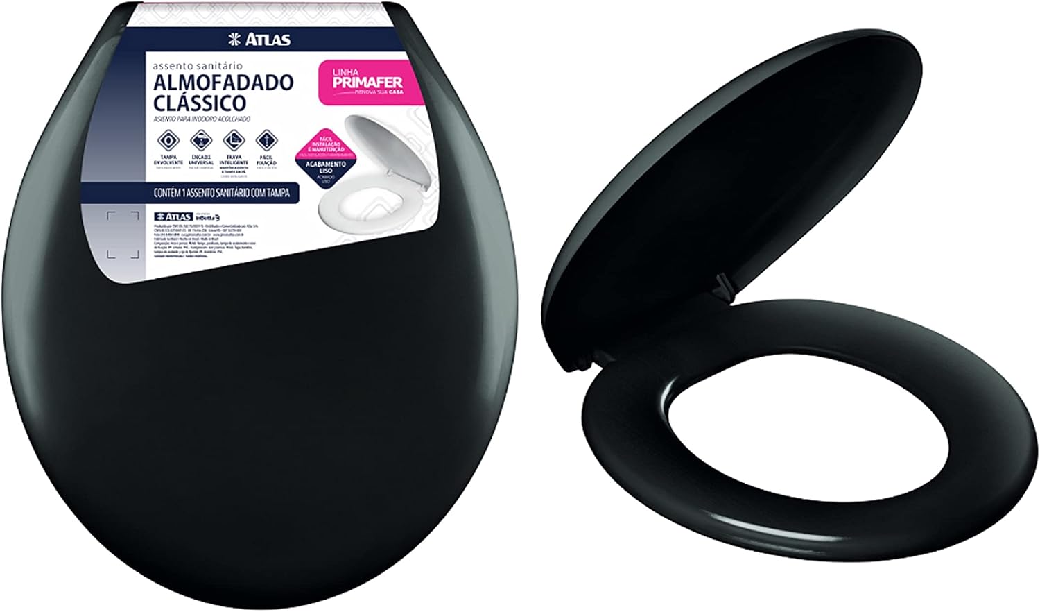 Imagem do produto Atlas Assento Almofadado Classic Preto
