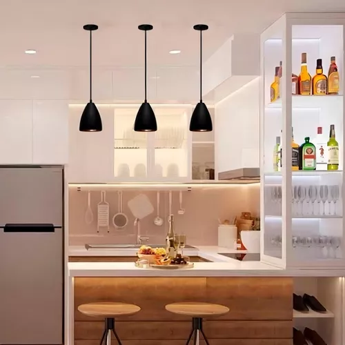 Imagem do produto Antonylux Pendente 4064 Gaspar Preto Texturizado/Cobre