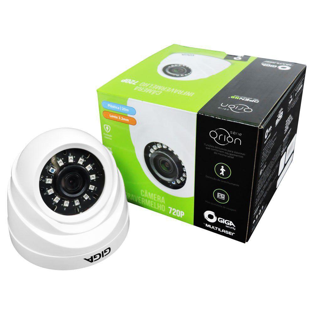 Imagem do produto Orion Câmera Dome Giga Plástica 720P 2,6 mm 20 m GS0460A