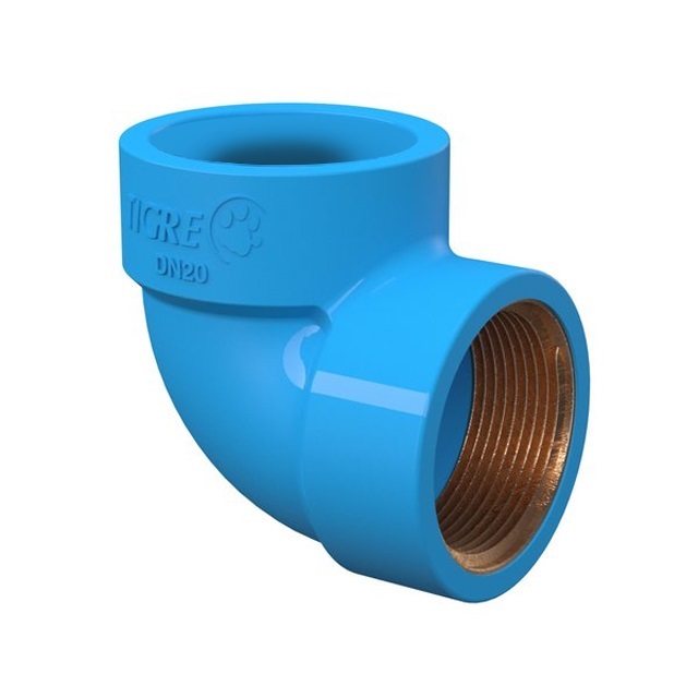 Imagem do produto Tigre Joelho 90 Redução com Bucha Latão PVC Soldável 3/4x1/2" Azul