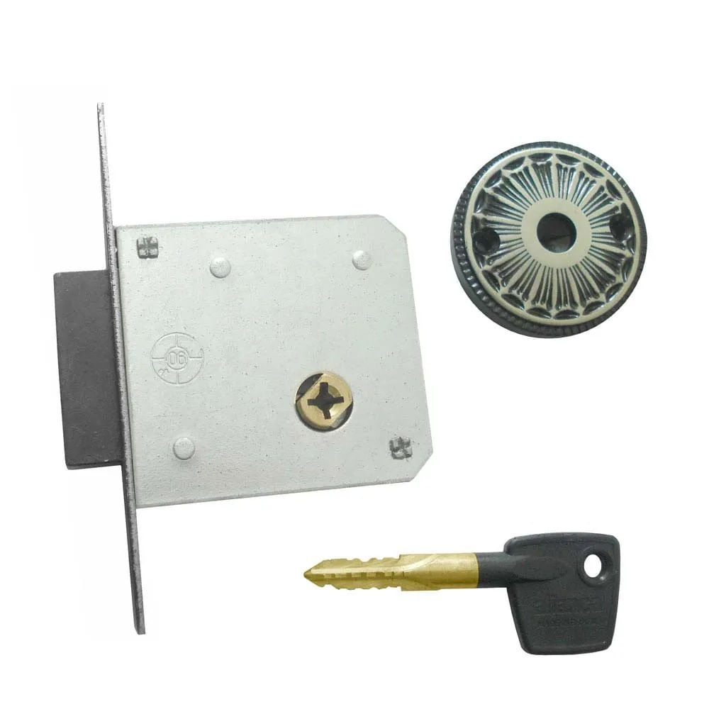 Imagem do produto Aliança Trava de Segurança F-2000 Latão Oxidado Blister