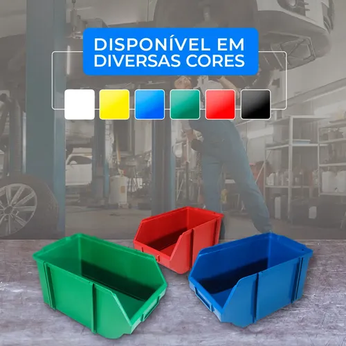 Imagem do produto Gaveteiro Organizador Plástico Azul Nº7 16x22x30cm
