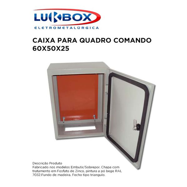 Imagem do produto Lukbox Quadro de Comando PML 60x50x25