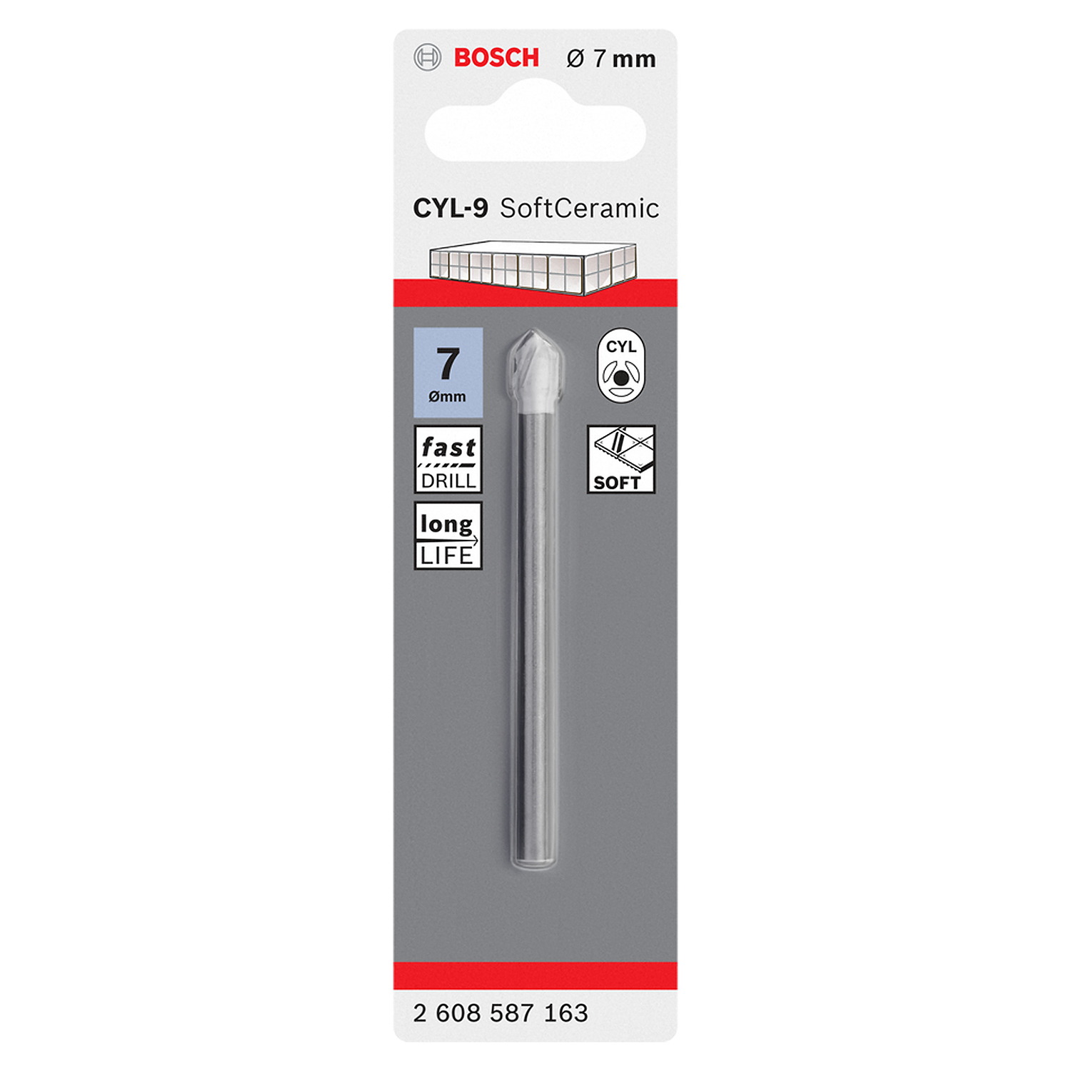 Imagem do produto Bosch Broca para Cerâmica 7mm