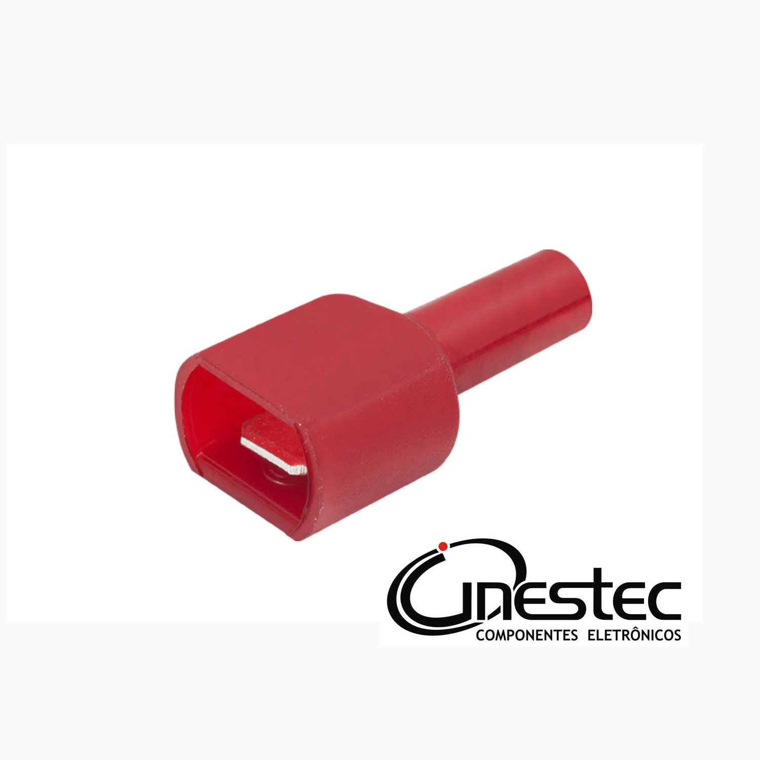Imagem do produto Terminal Macho 6,3mm Guepar Fio 0,5-1,5mm Vermelho