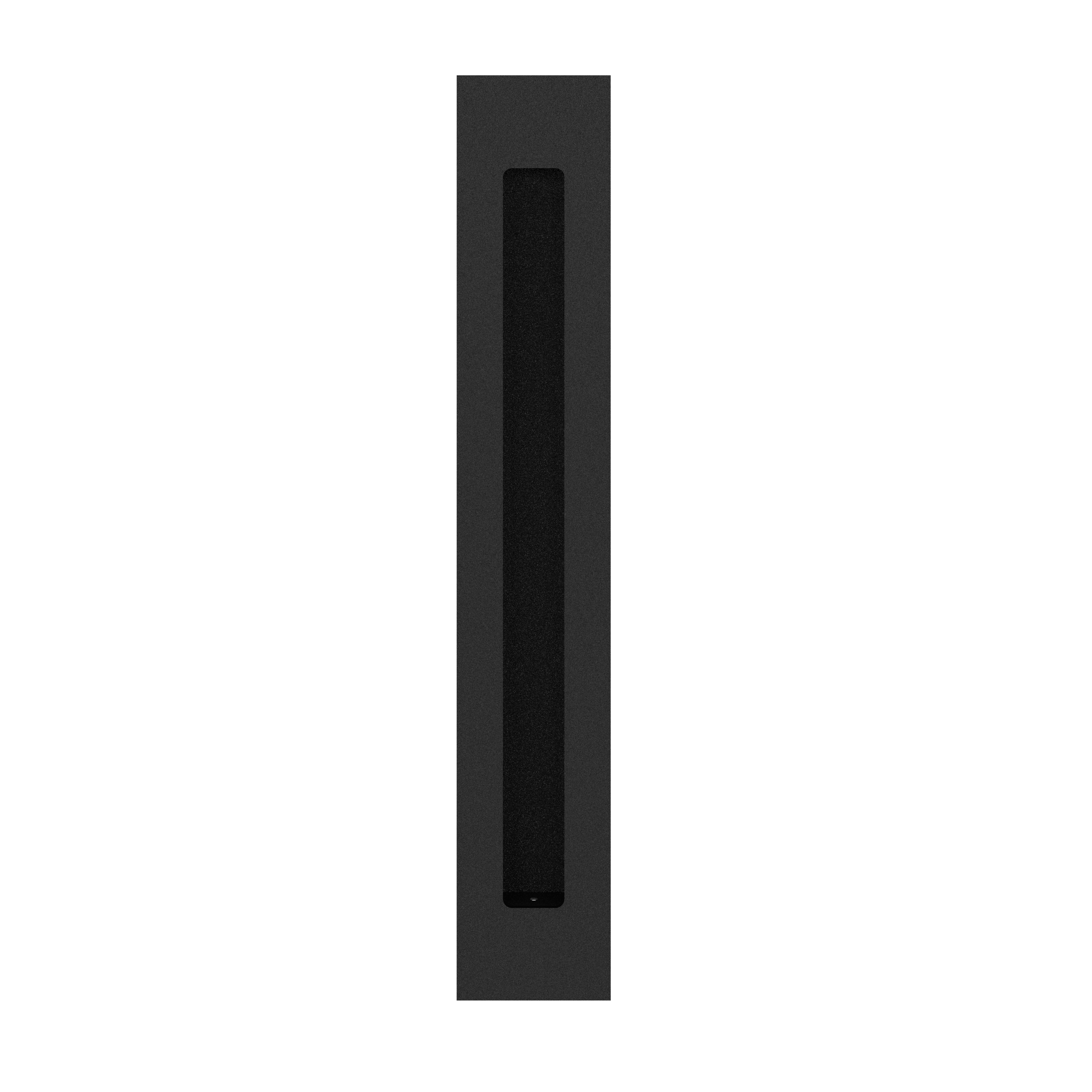 Imagem do produto Pado Puxador Concha 300mm Quadrado em Inox Preto Texturizado Unitário