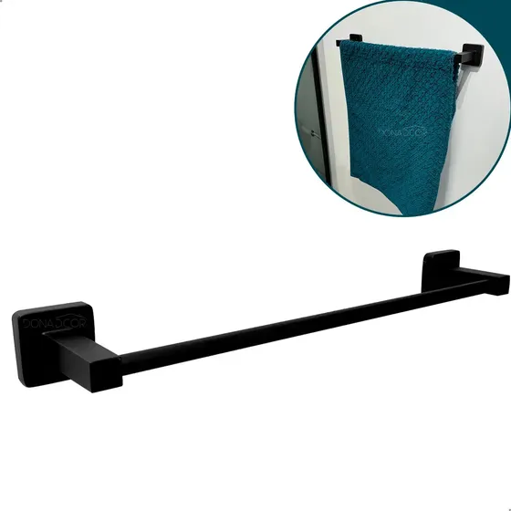 Imagem do produto Kelly Porta-Toalha Barra BARRA BLACK 4634 BK