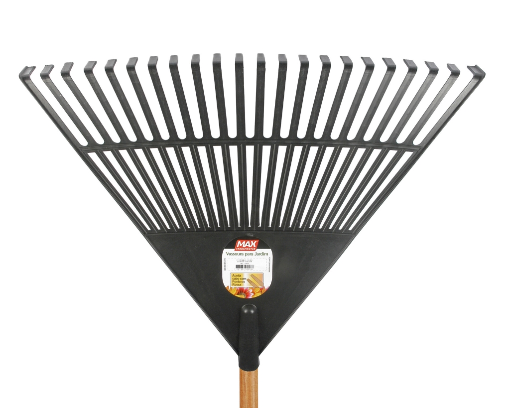 Imagem do produto Max Vassoura de Grama Plástica 22D Larga com Cabo