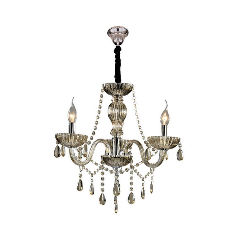 Imagem do produto Hevvy Lustre Valentina Champagne 3 Lâmpadas SL-5834 H3