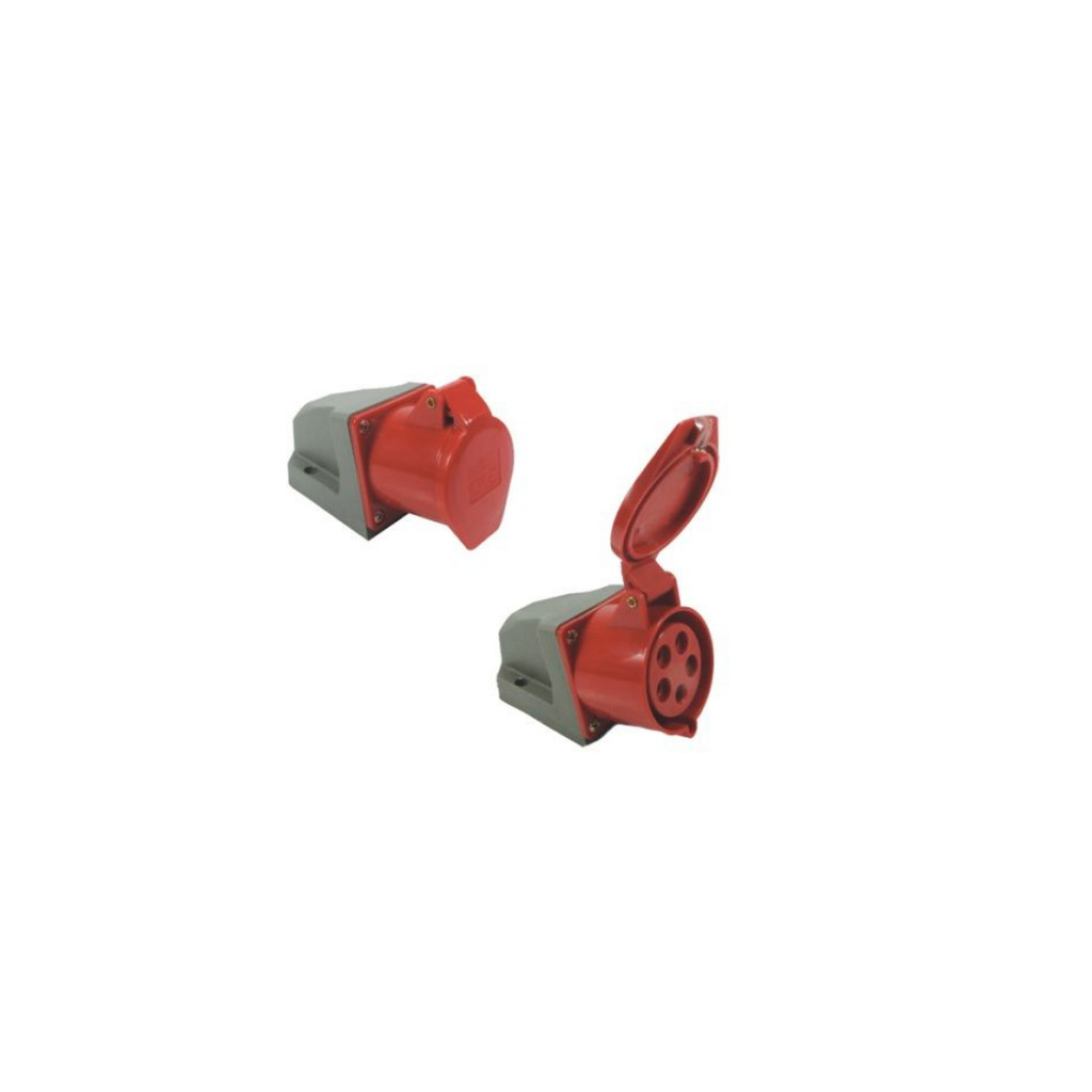 Imagem do produto Foxlux Tomada de Sobrepor 380/440 V 32A 3P+N+T 6H Vermelho