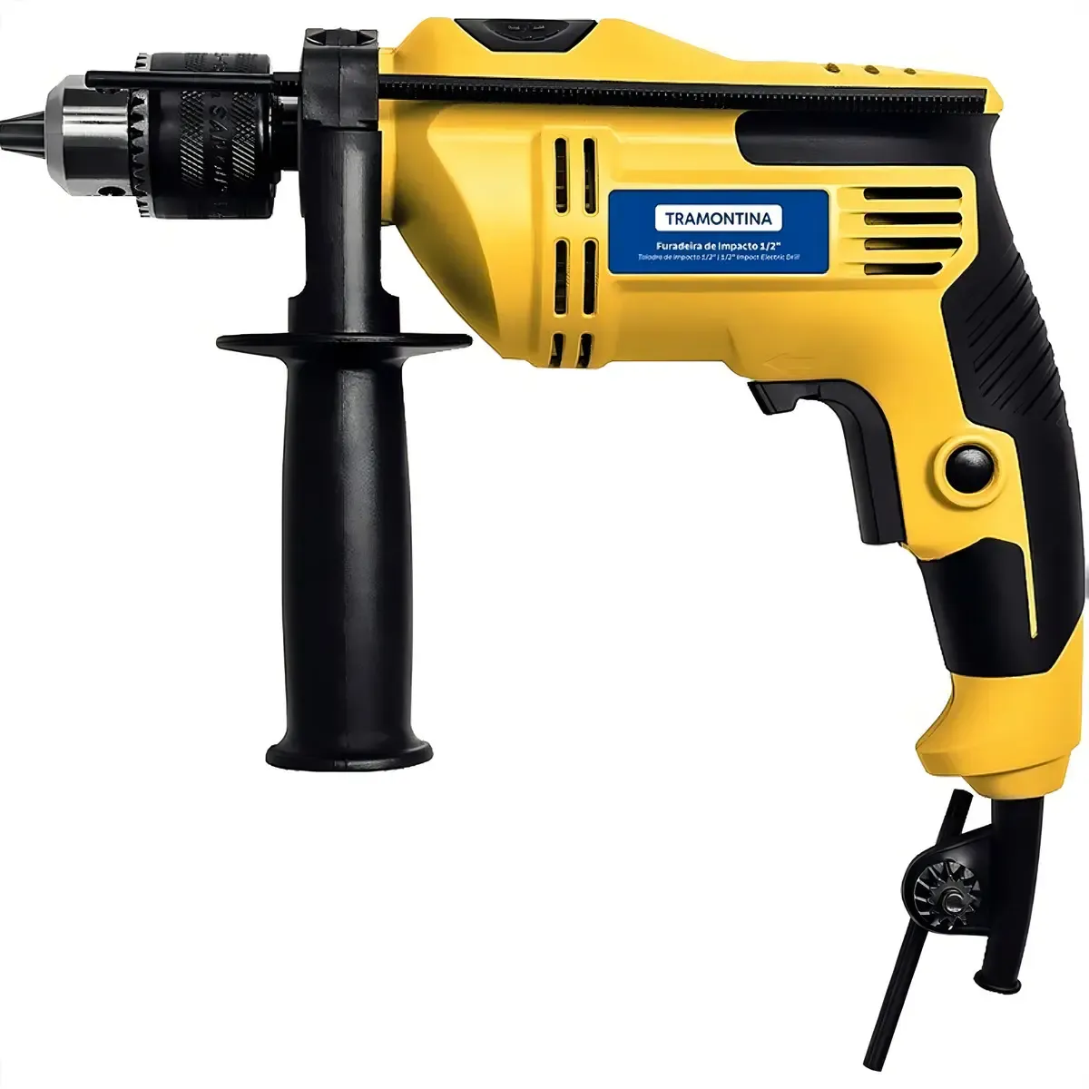Imagem do produto Tramontina Furadeira de Impacto 1/2 Polegada (13 mm) 500W Linha Amarela 127V