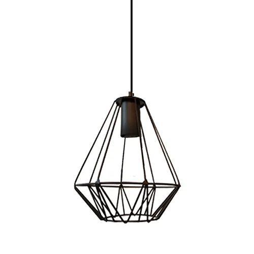 Imagem do produto Dm Lumi Pendente Aramado Mira Preto Texturizado 821 GU10