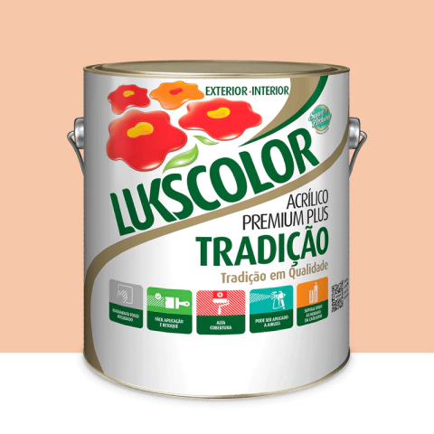 Imagem do produto Lukscolor Esmalte Sintético Premium Pêssego 3,6 Litros