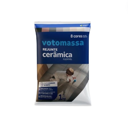 Imagem do produto Rejunte Flex Votomassa Marrom 1kg Votorantim