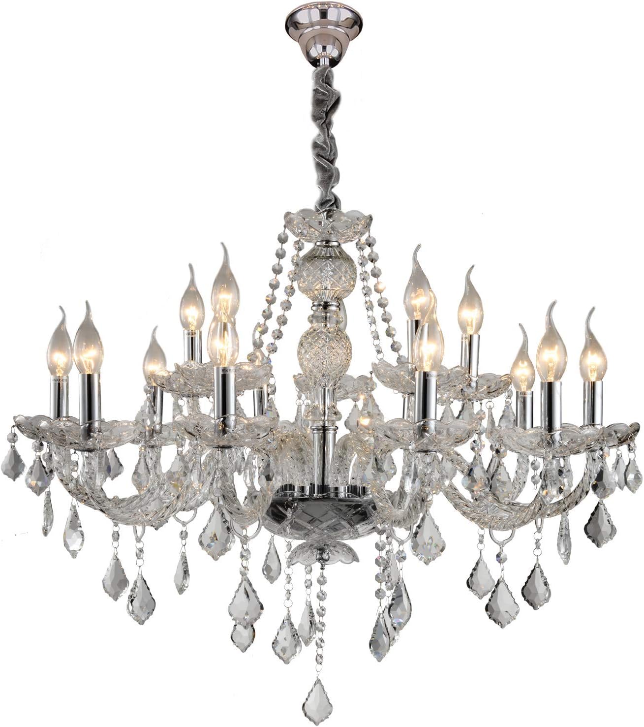 Imagem do produto Hevvy Lustre Transparente 9840/H15