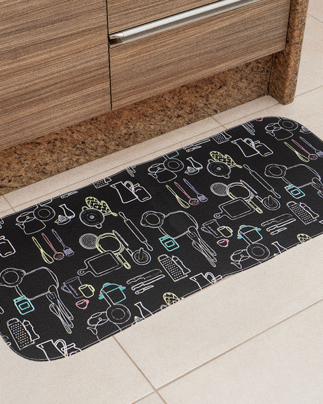 Imagem do produto Kapazai Tapete Cleankasa 40x60 Talheres