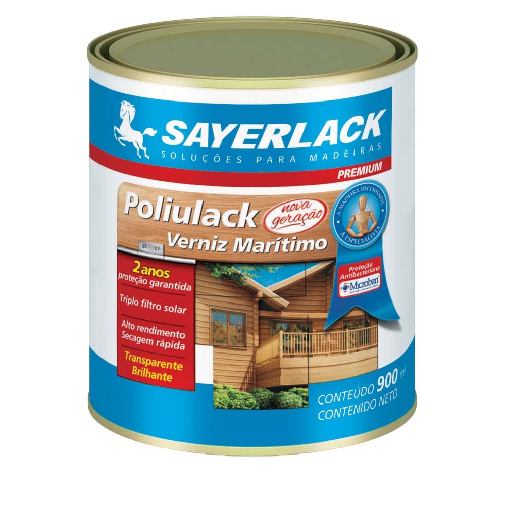 Imagem do produto Sayerlack Verniz Poliulack Marítimo Brilhante 900 ml