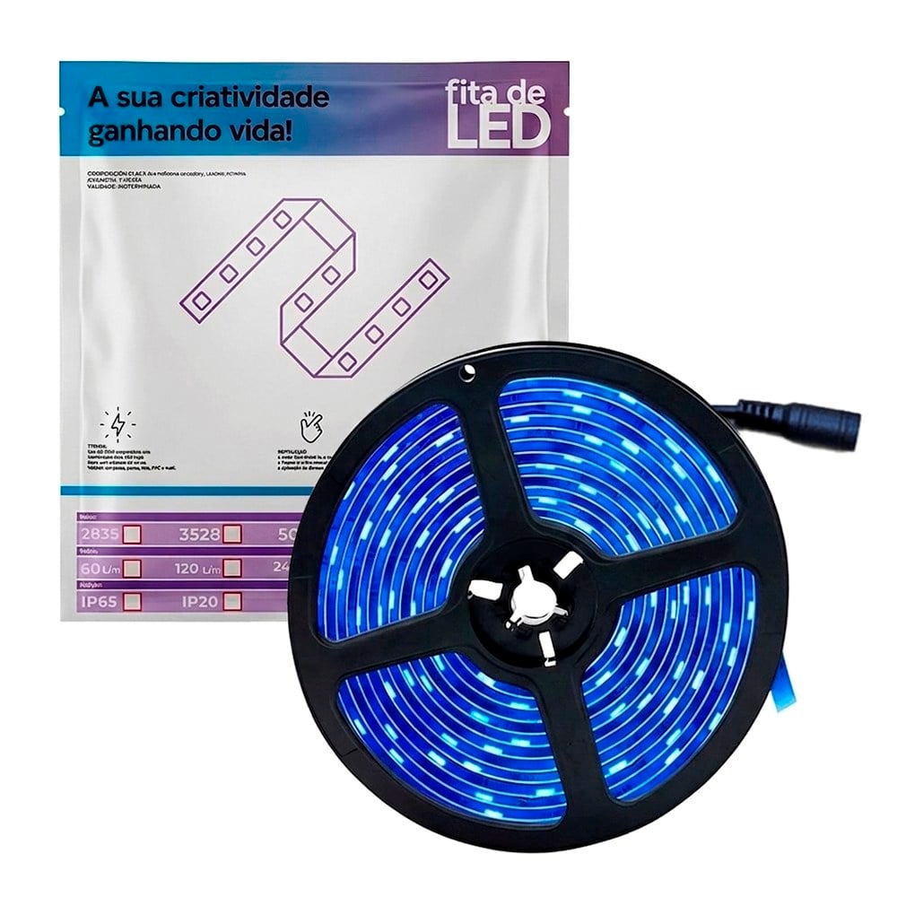 Imagem do produto Brilia Fita LED IP65 5050 5 m Azul Dimenled