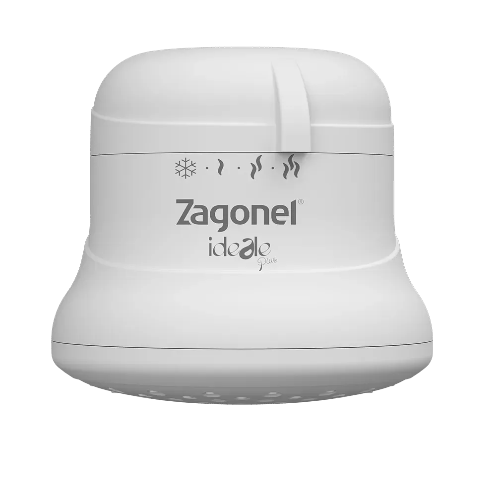 Imagem do produto Chuveiro Eletrônico Zagonel Ideale 4 Temp 220V 6800W Branco