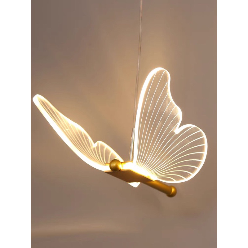 Imagem do produto Cinderela Pendente Borboleta 2 m D170 mm 3200K Dourado