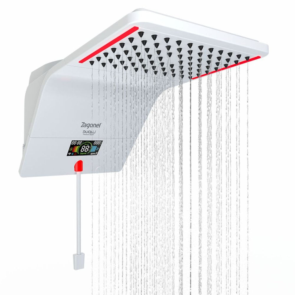 Imagem do produto Zagonel Ducha Elétrica Ducali Premium Digital 7500W 220V Branca