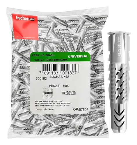 Imagem do produto Bucha Fischer UX Nº06 com Anel Inteligente Fischer