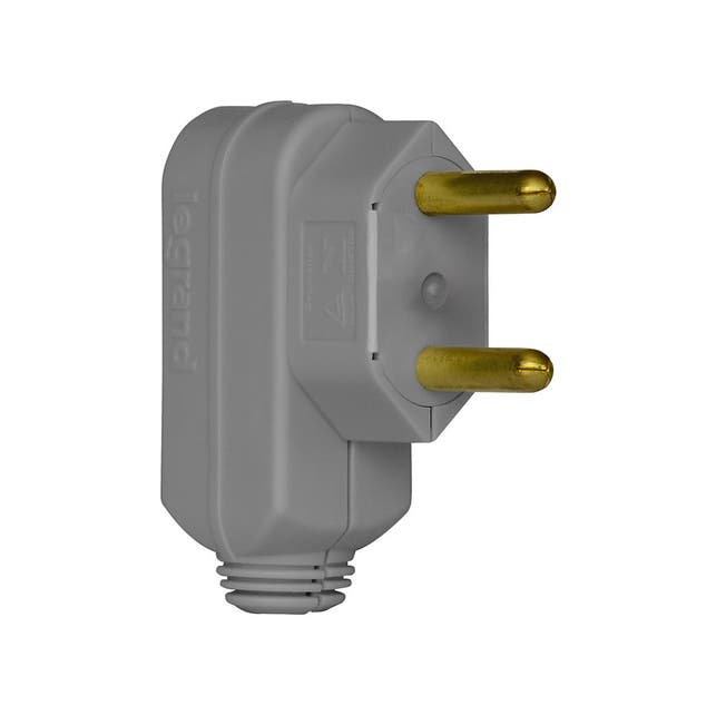 Imagem do produto Pial Legrand Plugue Macho Reto 2P 10A Cinza 615920