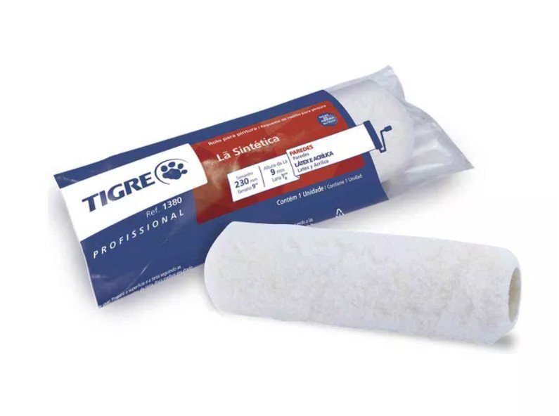Imagem do produto Tigre Espuma para Rolo de Pintura Lã Sintético 1380 23cm