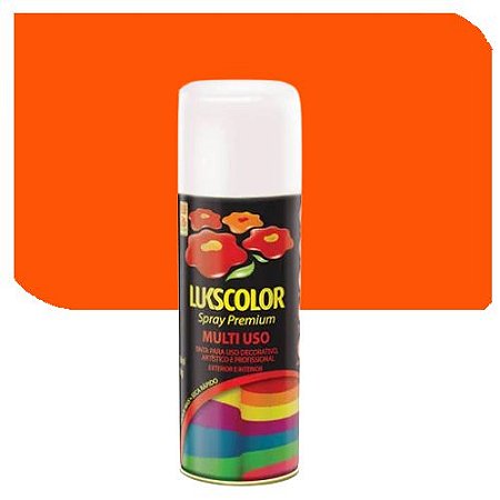 Imagem do produto Lukscolor Tinta Spray Premium Uso Geral Laranja 400ml
