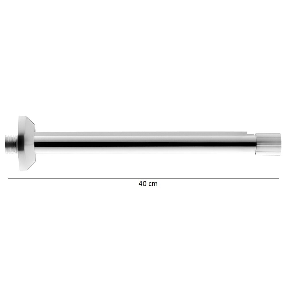 Imagem do produto Braço de Chuveiro Ribeiro Metais Alumínio 40cm Cromado
