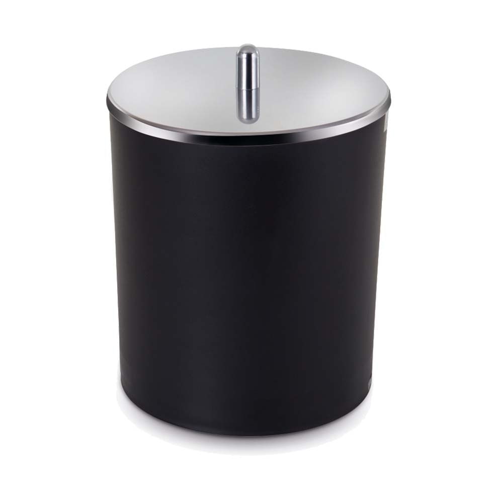 Imagem do produto Arthi Lixeira 5 Litros Preta com Tampa Inox