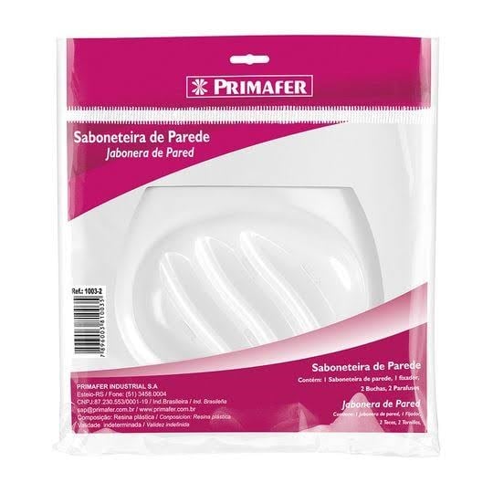 Imagem do produto Atlas Saboneteira Primafer Plástico Branco