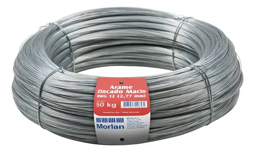 Imagem do produto Arame Galvanizado Morlan N12 (2,77mm) Vermelho