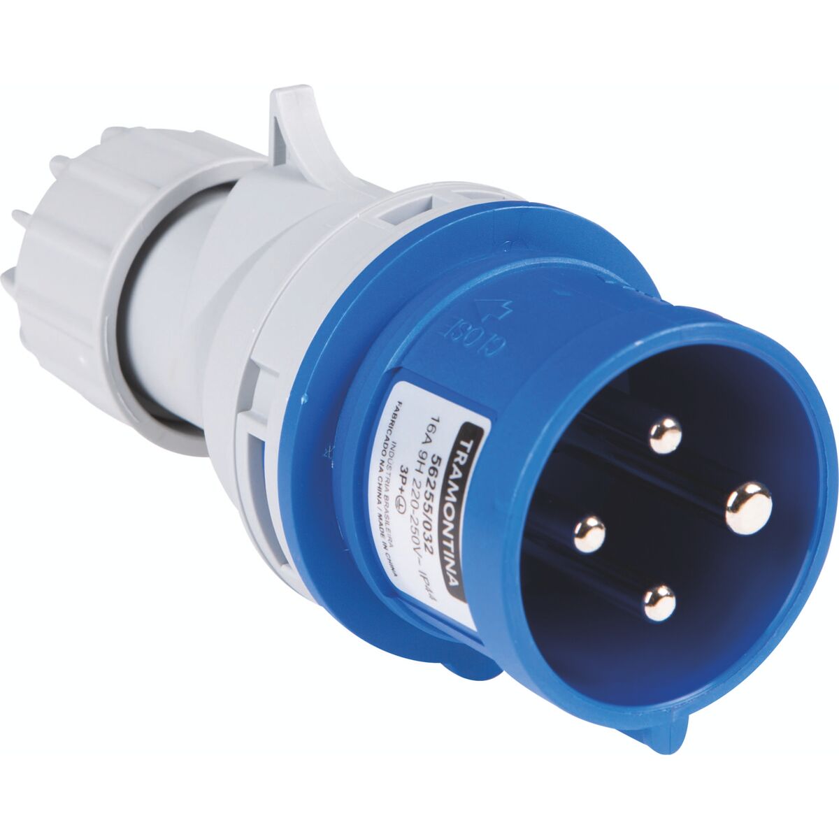 Imagem do produto Plugue Móvel Industrial 3P+T 16 A 220-250 Vca 9 H Tramontina