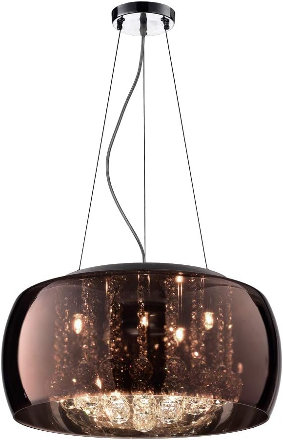 Imagem do produto Bella Lustres Plafon Soho 40x20 5xG9 Cobre/Transparente PD002CO