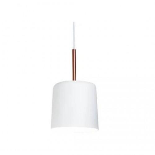 Imagem do produto New Line Pendente New Bilboque 1 CFL 25W Diâmetro 136 x 380 mm Branco/Cobre