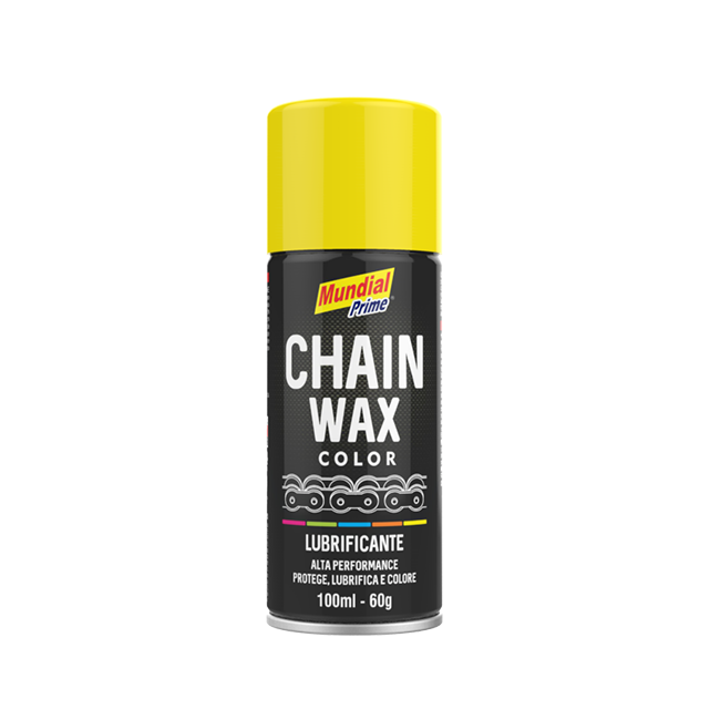 Imagem do produto Lubrificante Spray para Correntes Chain Wax 100ml Amarelo Mundial Prime
