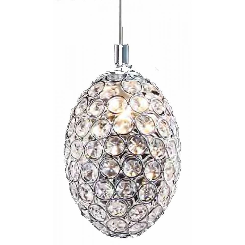 Imagem do produto Bella Lustres Pendente Goutte 11x160 cm G9 Cromado/Transparente GA014