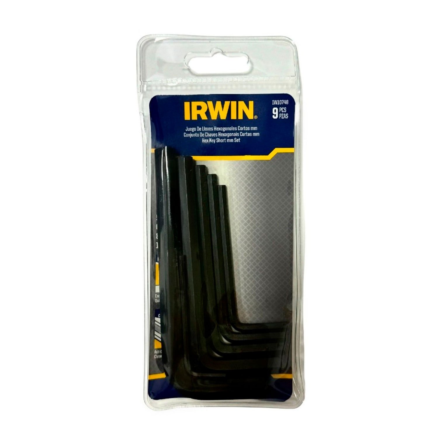 Imagem do produto Jogo de Chave Hex L Curta 9pc 1,5 a 10mm Irwin