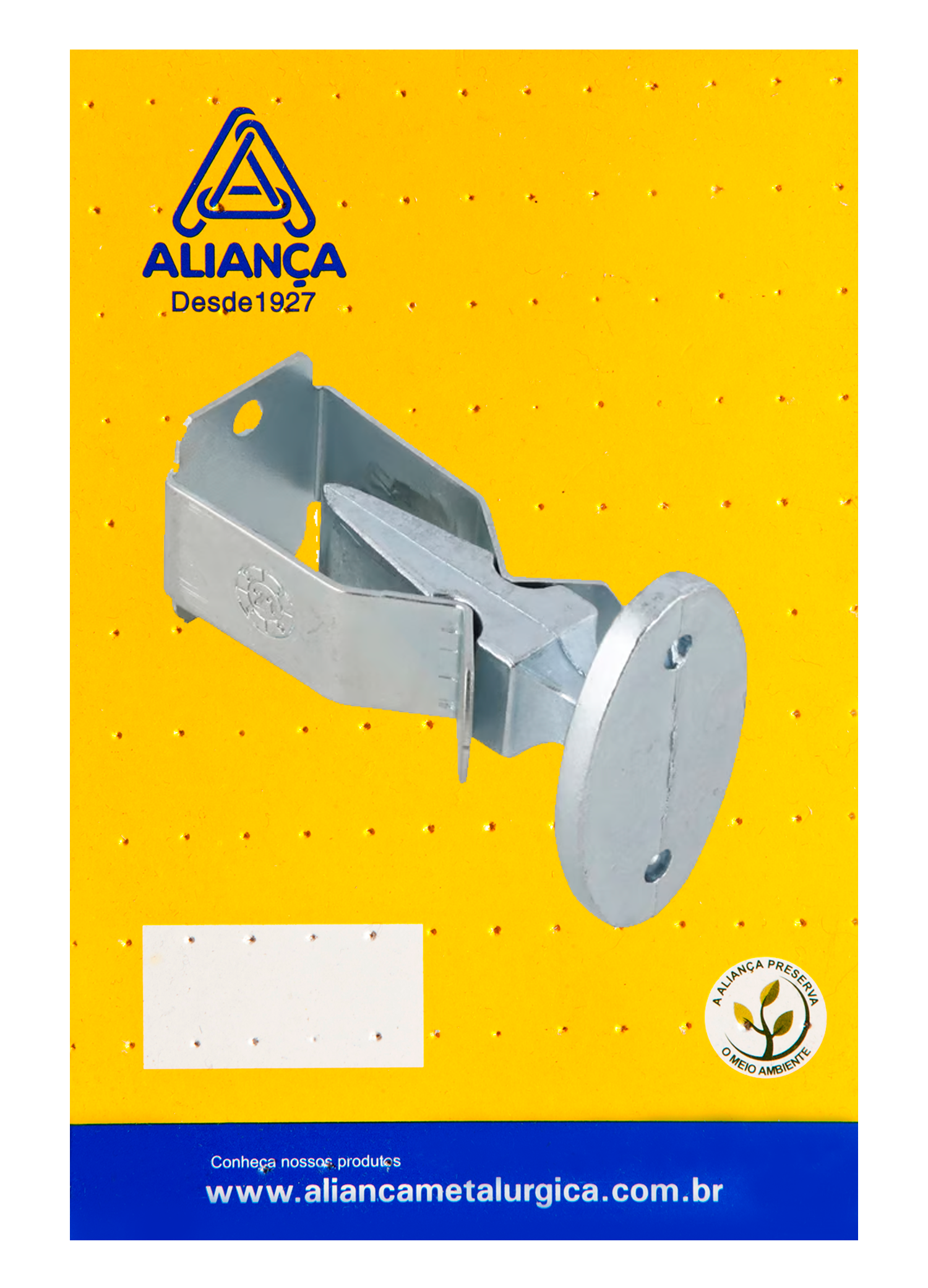 Imagem do produto Fixador de Porta para Rodapé Aliança Blister 86151/1