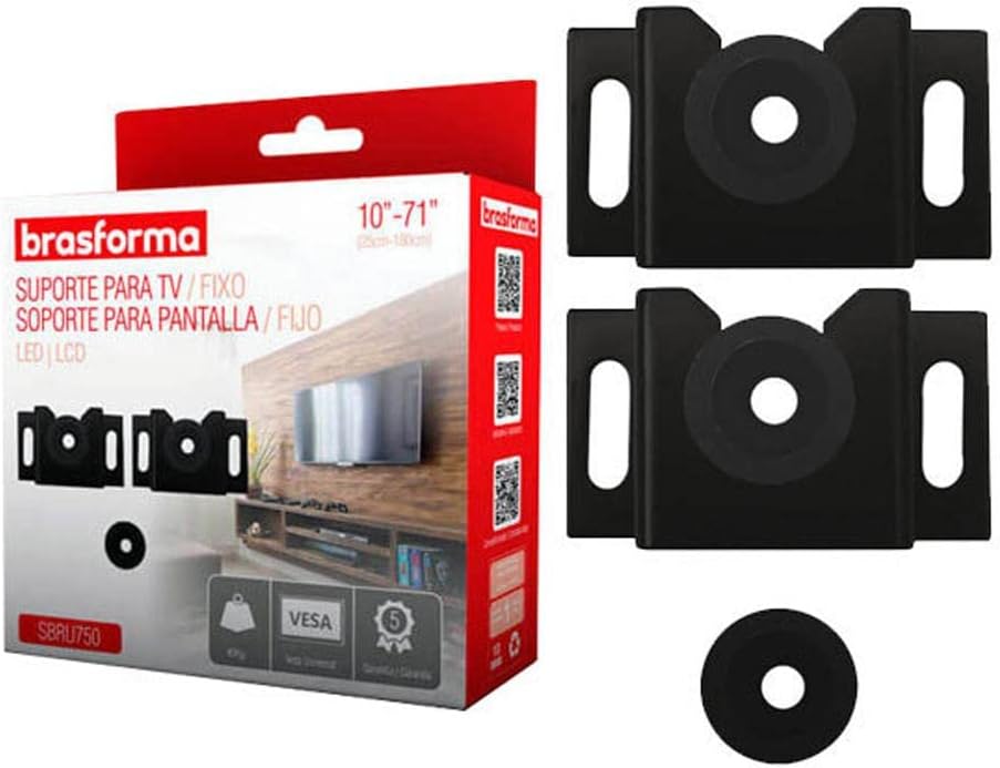 Imagem do produto Brasforma Suporte para TV Universal 10 a 100 Painel SBRU750