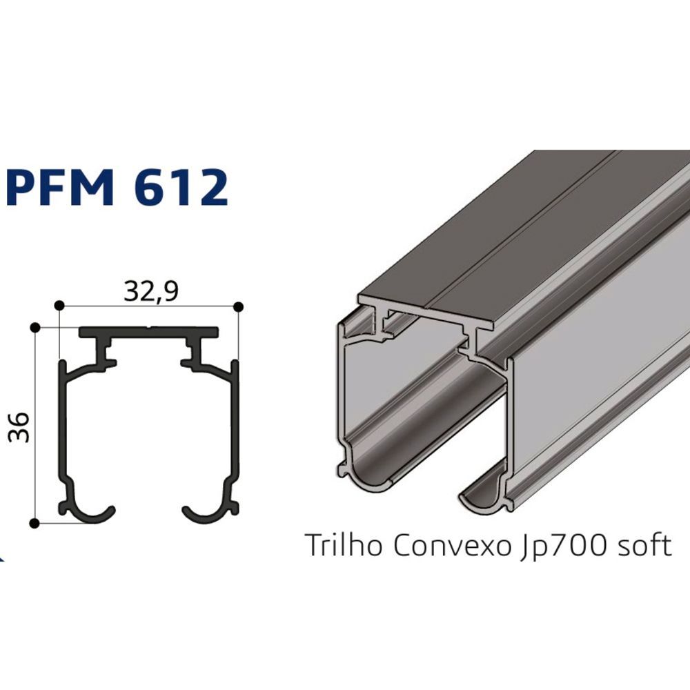 Imagem do produto Nobre Trilho 3 Milan 20 X 120 X 36 Esp 3 Mts Pfxcobxcob Sw