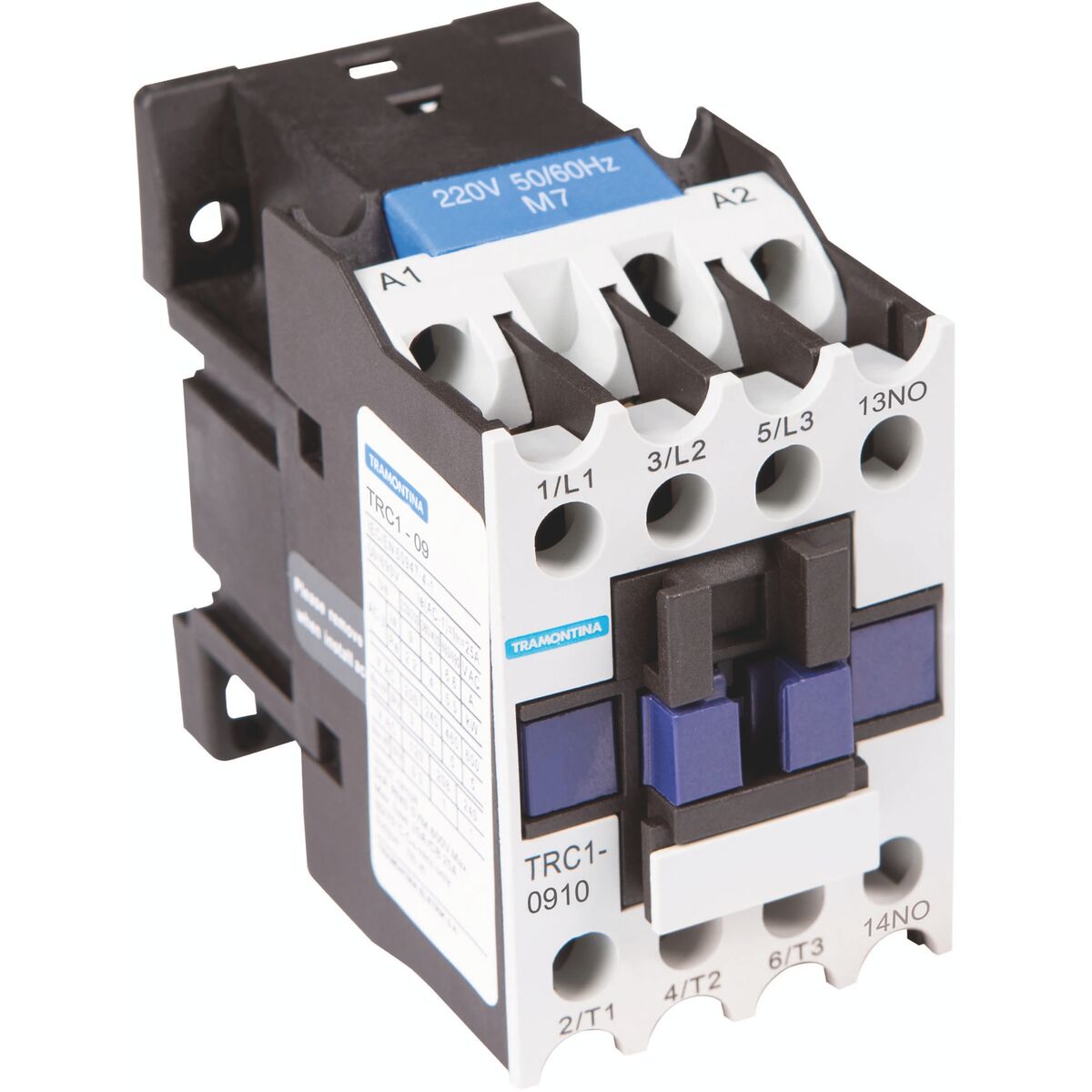 Imagem do produto Tramontina Contator Tripolar TRC1-0910 9A 220VCA 1NA